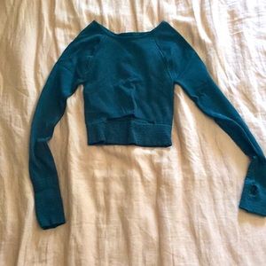 Free People Long Sleeve Top with Thumb Holes